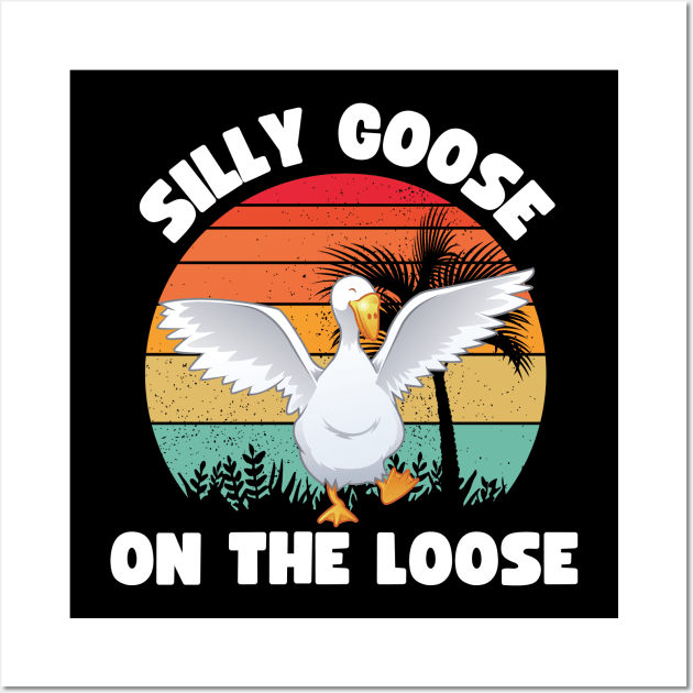 Silly Goose On The Loose Wall Art by Brookcliff